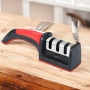 Afiador Profissional 3 em 1 para Facas e Tesouras