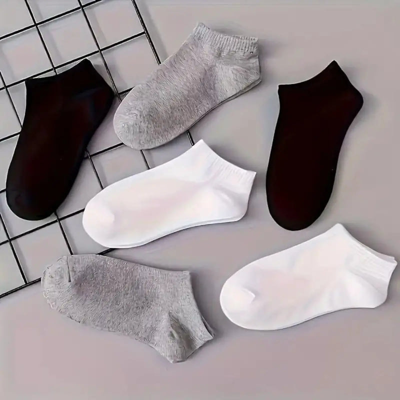 Kit 12 Pares de Meias Cano Curto