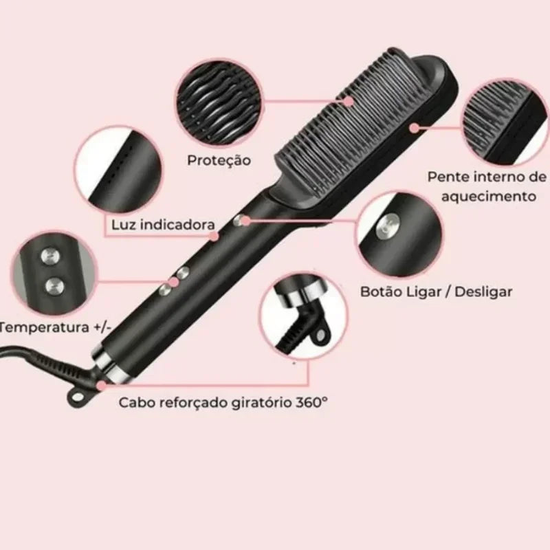 Escova/Modeladora Elétrico de Cerâmica SKYTUR