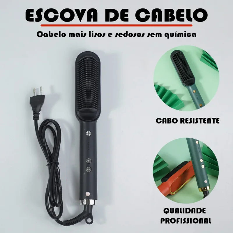 Escova/Modeladora Elétrico de Cerâmica SKYTUR