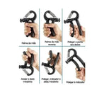 Hand Grip Com Mola Ajustável 5kg A 60kg