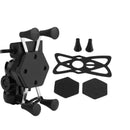 Suporte para GPS ou Celular com Carregador USB para Retrovisor (Rosca 8/10 mm)