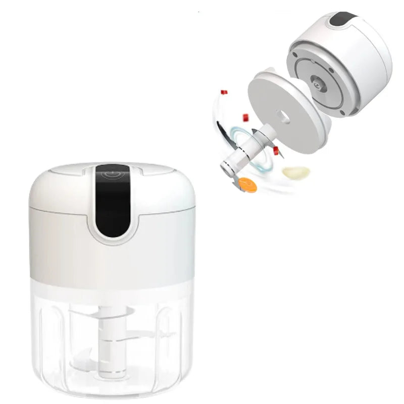 Mini Processador de Alimentos Elétrico Original Bivolt