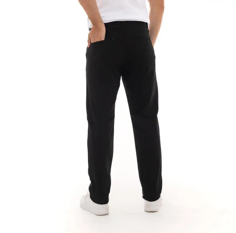 Calça Masculina Slim de Sarja com Elastano