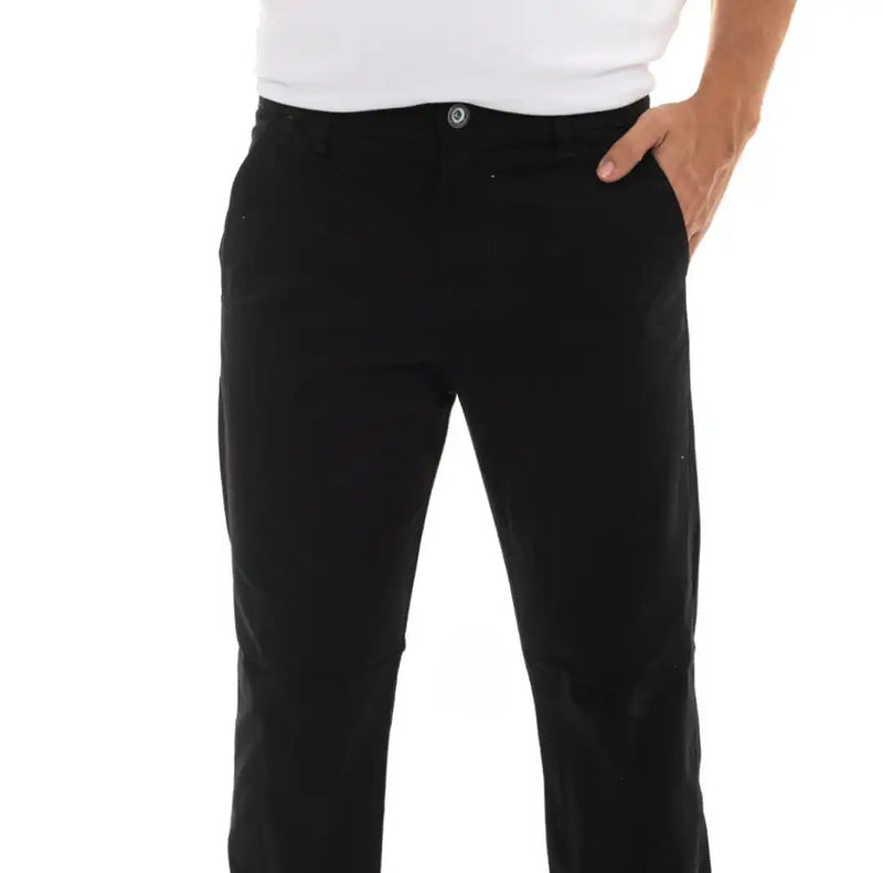 Calça Masculina Slim de Sarja com Elastano