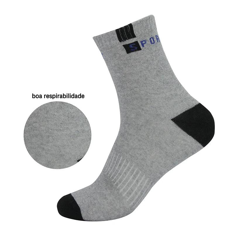 12 Pares de Meias Masculina de Algodão
