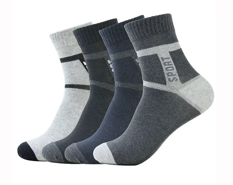 12 Pares de Meias Masculina de Algodão